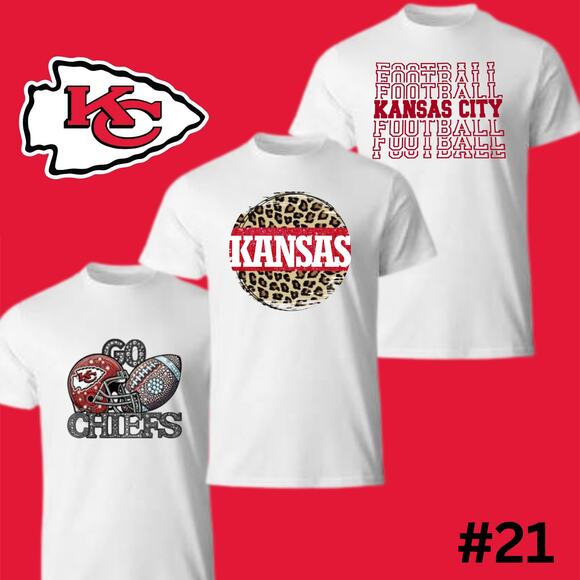 Kansas Chiefs Team Themed Screen Print and DTF Bundle - Picture 1 of 1
